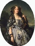 Franz Xaver Winterhalter Portrait of Sophia Alexandrovna Radziwill oil painting on canvas